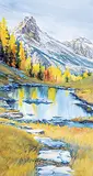 Donna Jo Massie, Opabin Plateau - Lake O'Hara, watercolour on paper