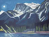 David Pugh, Rundle Moonlight, 1984, acrylic on canvas