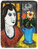 Erika #4/30 by John Harold Thomas Snow, colour lithograph on paper, sold Jun 2021