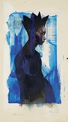 Carl White, KingDom, 2017, mixed media on paper