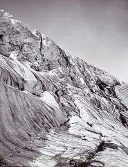 Elliott Barnes, Illecillewaet Glacier, British Columbia, circa 1907, black and white photograph on paper