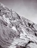 Elliott Barnes, Illecillewaet Glacier, British Columbia, circa 1907, black and white photograph on paper