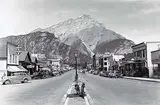 Byron Harmon, Banff Avenue, 1940's