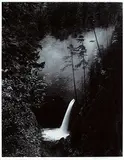 David Muench, Eagle Creek Gorge, Columbia River Gorge, Oregon, 1971, black and white photograph on paper