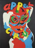Untitled - Appel Circus #59/200 by Karel Appel, 1978, colour silkscreen on paper, sold May 2021
