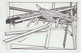 Derek Michael Besant, Diagram #2 #16/30, 1986, etching and collage on paper