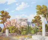 Duncan MacKinnon Crockford, Untitled - A View of the Parthenon