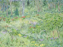 Nancy Day, Path Through the Forest, 1994, acrylic on canvas