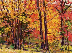 Eastern Colour by William Duma, acrylic on wood board, sold May 2021