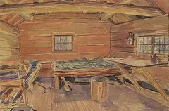 Arthur John Ensor, The Ranger's Cabin, Mt. Revelstoke, watercolour on paper