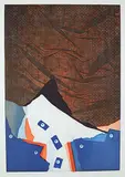 John Kenneth Esler, To Climb a Mountain [Tack Board I] #73/100, 1978, colour etching on paper