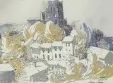 Henry George Glyde, Lewes Castle, England, Sussex