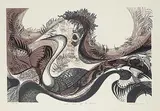 Pnina Granirer, Wild Man of the Woods #19/30, 1978, colour lithograph on paper