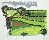Donald Harvey, Spring #S/P, 1975, colour silkscreen on paper