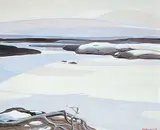 Hans Herold, The Far North, 1982, acrylic on canvas
