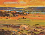 Hans Herold, Autumn, 1982, acrylic on canvas