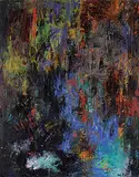 Pamela Holl Hunt, Rough River, 2004, acrylic on canvas