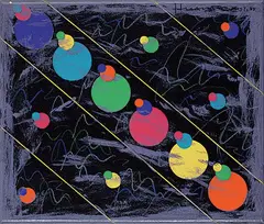 Luis Ituarte, Untitled - Solar Alignment, 1988, collage and mixed media on canvas