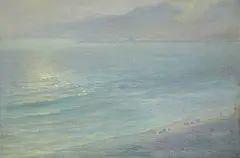 Martin Jacob Jackson, Santa Monica - Five O'clock in the Morning, oil on canvas