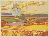 Brent R. Laycock, All Ready to Harvest #6/39, 1976, colour silkscreen on paper