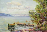Laura A. Lamont, Summer, oil on wood board