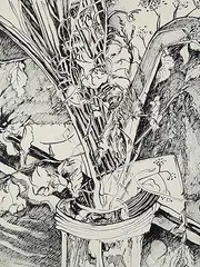 Degen Lindner, Untitled - Indoor Jungle, 1983, ink on canvas