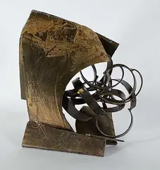 Vesna Makale, Untitled - Circular Clusters, 1989, welded metal sculpture