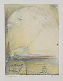 Jeremy Mayne, Traceries of Desire, 1997, mixed media on paper
