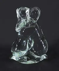 Roberto Moretti, Untitled - Lovers, 1979, glass sculpture