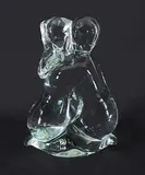 Roberto Moretti, Untitled - Lovers, 1979, glass sculpture