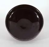 Wayne G. Ngan, Oil Spot Low Bowl, glazed ceramic