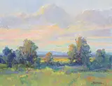 Francine Noreau, August Evening, oil on canvas