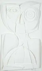 Anthony Quinn, Child #26/95, 1982, cast paper relief