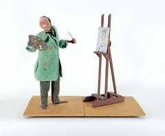 John Davenall Turner, The Artist, mixed media sculpture