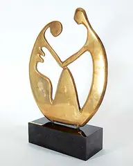 Alice Winant, Untitled - Together, bronze sculpture