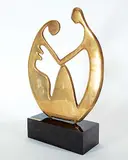 Alice Winant, Untitled - Together, bronze sculpture