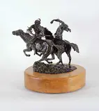 Bob Wood, Death of Almighty Voice #4/36, bronze sculpture