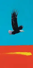 Dale Auger, Eagle Watcher, 2006, oil on canvas