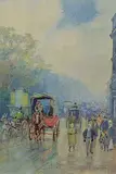 Frederic Marlett Bell-Smith, Looking Down Piccadilly, London