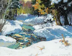 Horace Champagne, Sunlight and Shadows, 2003, pastel on paper