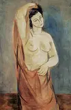 Stanley Morel Cosgrove, Nude, 1951, oil on wood board