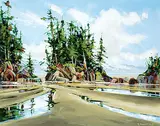 Allan Dunfield, High and Dry, 2015, acrylic on canvas