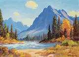 Roland Gissing, Kananaskis Valley
