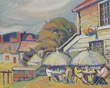 Henry George Glyde, Untitled - Outdoor Cafe