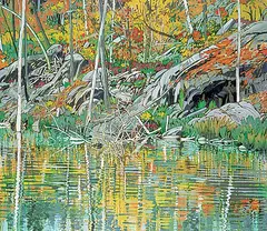 Edward William Godwin, Autumn's Gold, oil on canvas