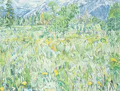 Dorothy Knowles, Bow Valley Park, 1992, acrylic on canvas