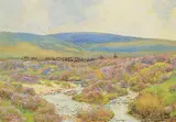 Charles MacDonald Manly, The Round Up, 1910, watercolour on paper