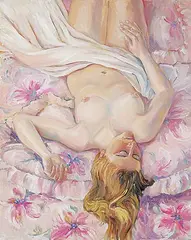 Jeanette McClelland, The Model, 1996, acrylic on canvas