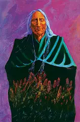 Terry McCue, Spirit of the Fireweed, 1996, acrylic on canvas