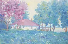 Helen Rogak, Untitled - Saanich Inlet, 1992, acrylic on canvas